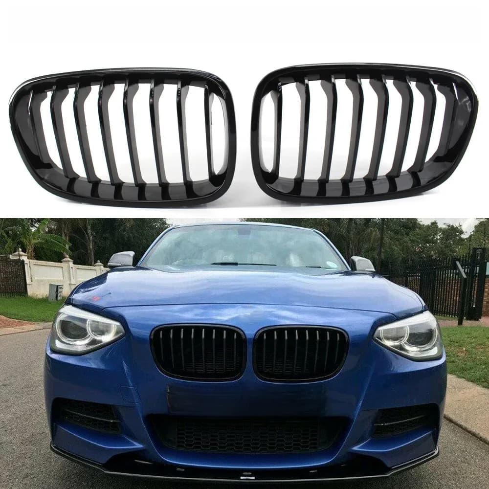1 paire de Grilles de pare-chocs avant automatique, Grilles de remplacement pour BMW série 1 F20 F21 116i 118i 2012 2013 2014