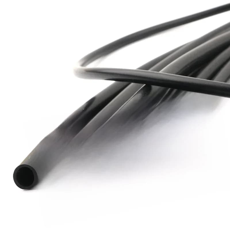 Tube en Silicone noir de 1M, tuyau en caoutchouc Flexible de 3 à 38mm, ligne de pompe à Air épaisse et résistante à la chaleur