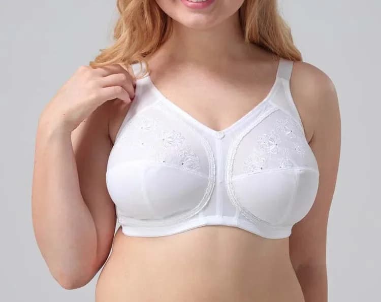 Soutien-gorge en dentelle florale HOT, bonnets C D DD E F, soutiens-gorge sexy pour femmes, lingerie pour grandes poitrines 80-115, soutien-gorge en coton, bralette C12