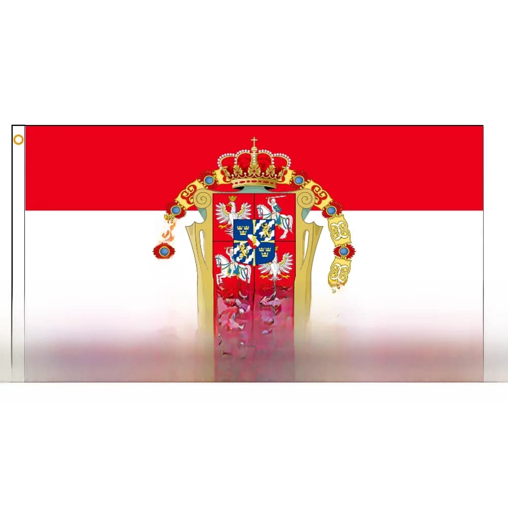 90x150cm 3x5FTS Drapeau de la Commonwealth polonais-lituanien