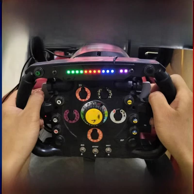 Pour Thrustmaster T300RS/GT 599 TSPC R383/P310 volant Simracing jeu de voiture PC USB compteur de vitesse lumière affichage LED numérique