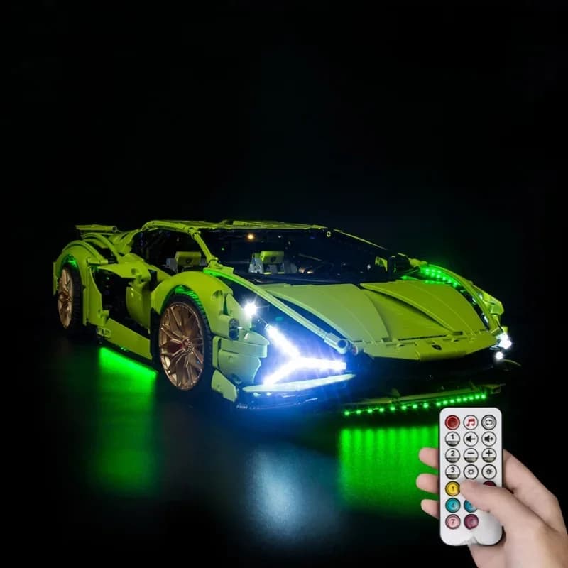 Kyglaring – ensemble d'éclairage Led, jouets de bricolage pour 42115 Technic Sián FKP 37, blocs de construction de voiture