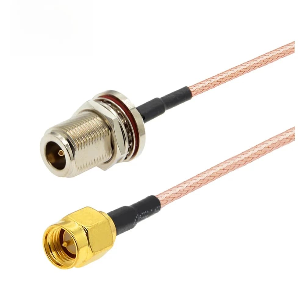 1 pièces SMA mâle à N femelle cloison RG316 Coaxial Pigtail RF câble d'extension câble de raccordement Coaxial