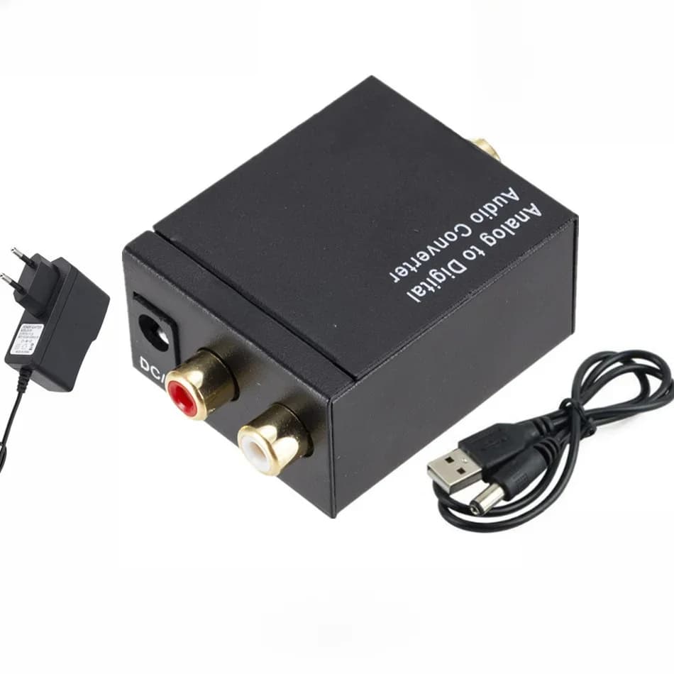 Dernier convertisseur ADC analogique-numérique optique coaxial RCA Toslink adaptateur Audio son adaptateur SPDIF pour Apple TV pour Xbox 360 DVD