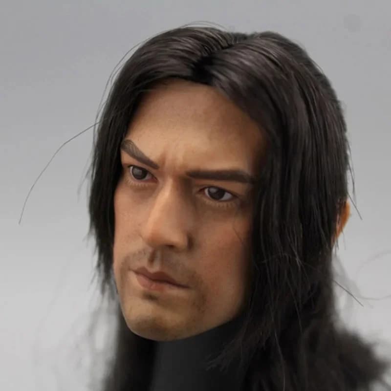 Takeshi – sculpture de tête Kaneshiro, modèle à cheveux longs, figurine de soldat de 12 pouces, poupées de corps, 1/6