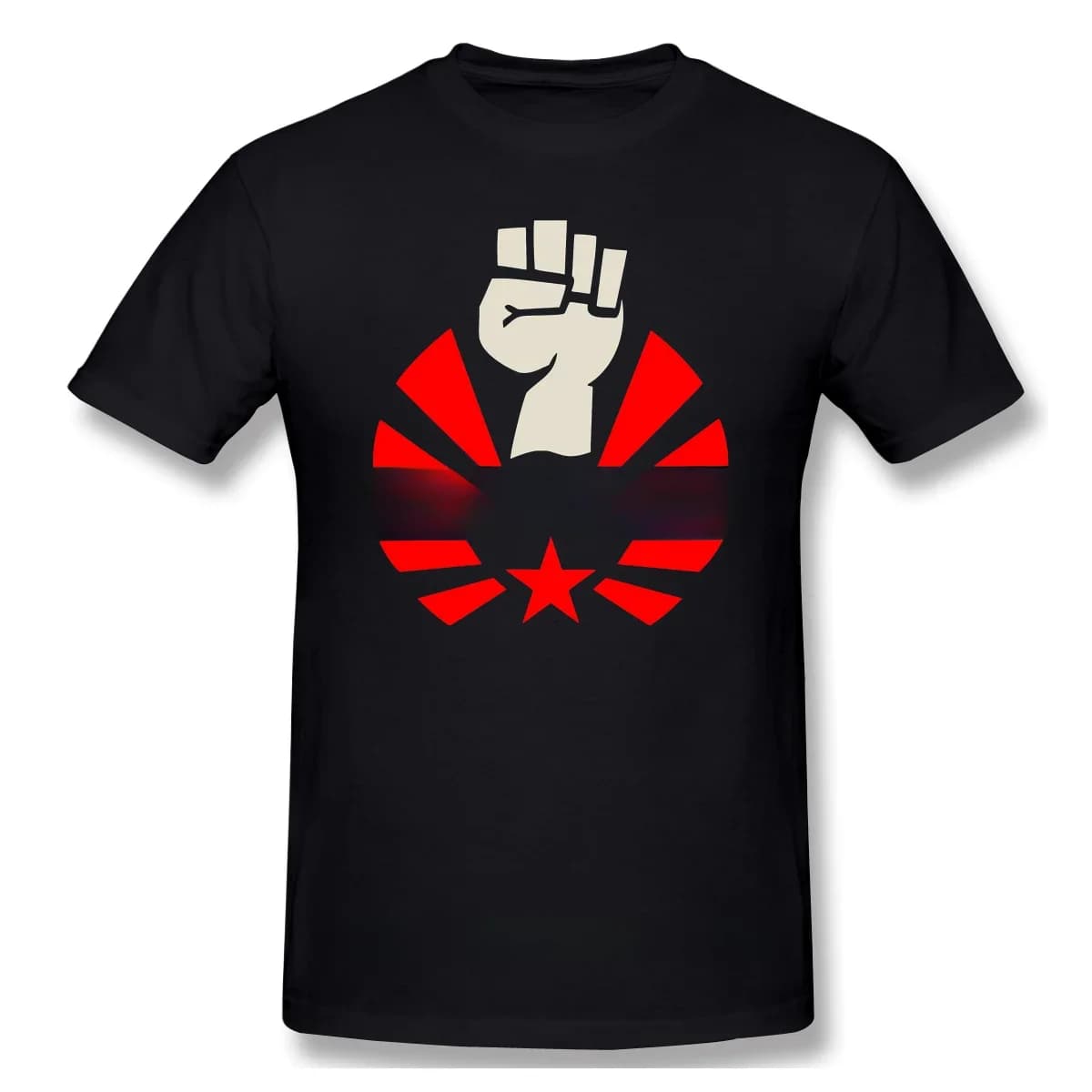 TShirtNo Pasaran poing & étoile Anime vêtements chemise conception communisme marxisme socialisme CCCP Union soviétique coton hommes T-Shirt