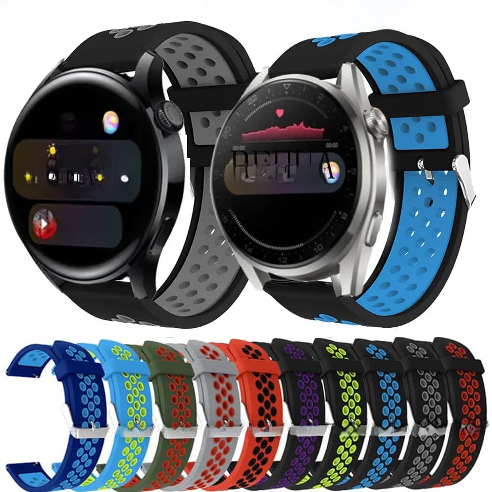 BEHUA-Bracelet en silicone souple pour montre Huawei, bracelet de montre intelligent, Huawei Watch 3 Pro, Huawei Watch 2 Pro, Huawei Watch GT2, 46mm