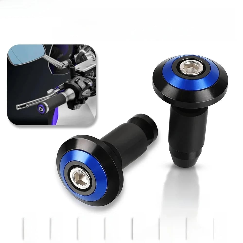Capuchon de guidon moto 7/8 en effet 22mm Capuchon de guidon pour Yamaha FZ1 Fazer FZ6r FZ8 XJ6 FZ6 MT-09 FZ-09 MT07 MT-07 count660R