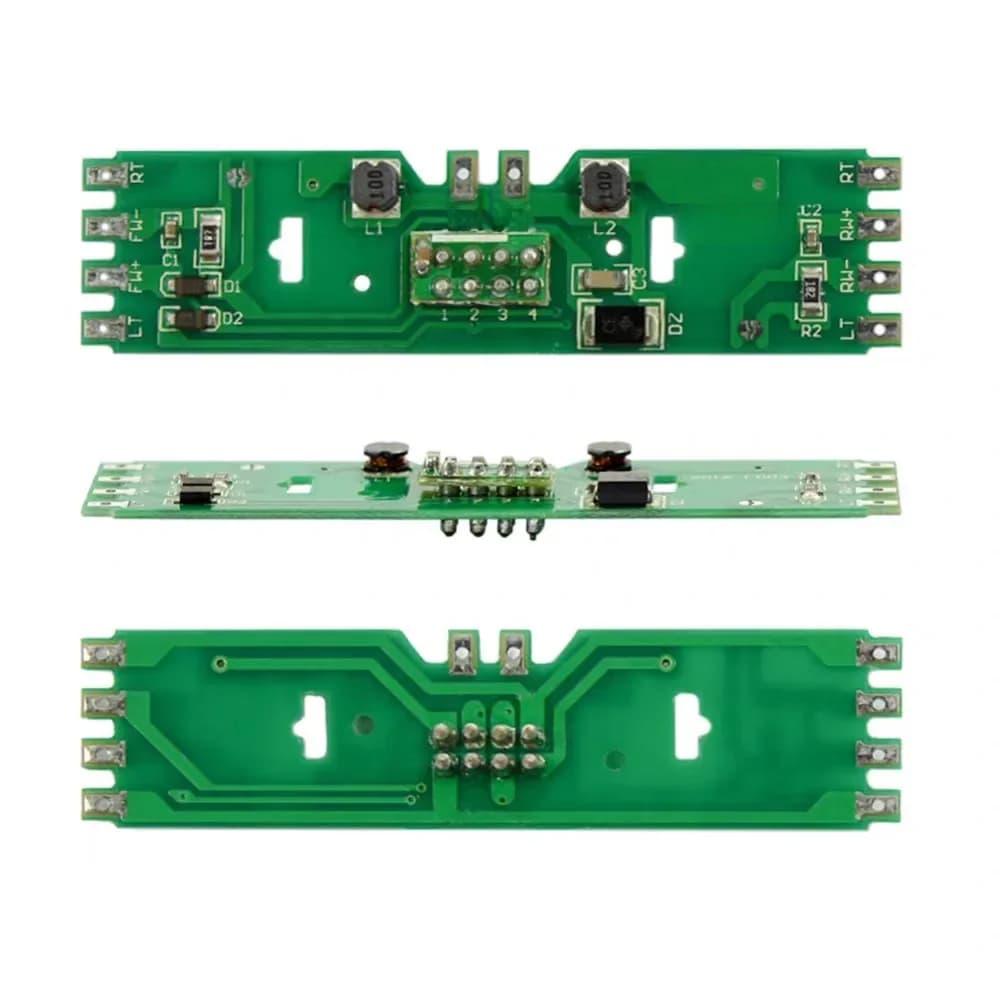 Circuit imprimé PCB pour modèle de train Bachmann, version améliorée, échelle 00-1: 87
