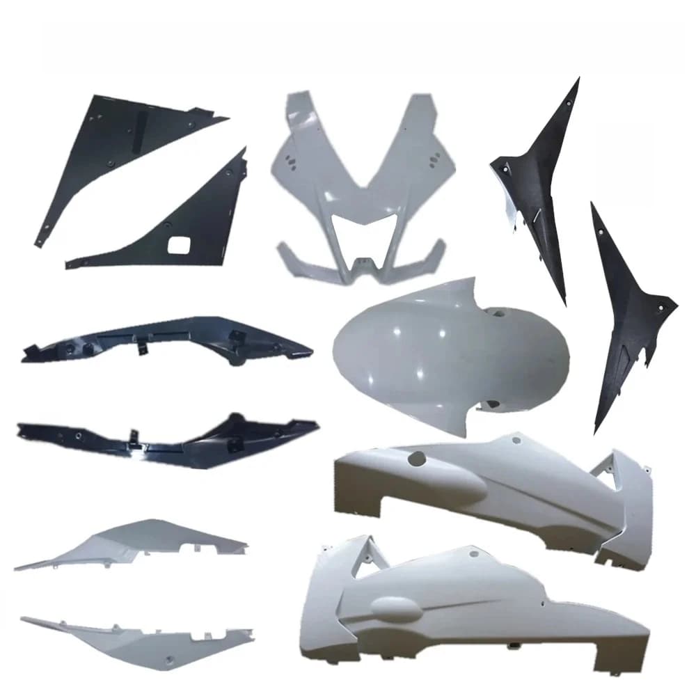 Pack de composants de moto, capot gauche droit pour carénage RSV4 2010-2012-2015-2018, Injection ABS, pièces en plastique non peintes