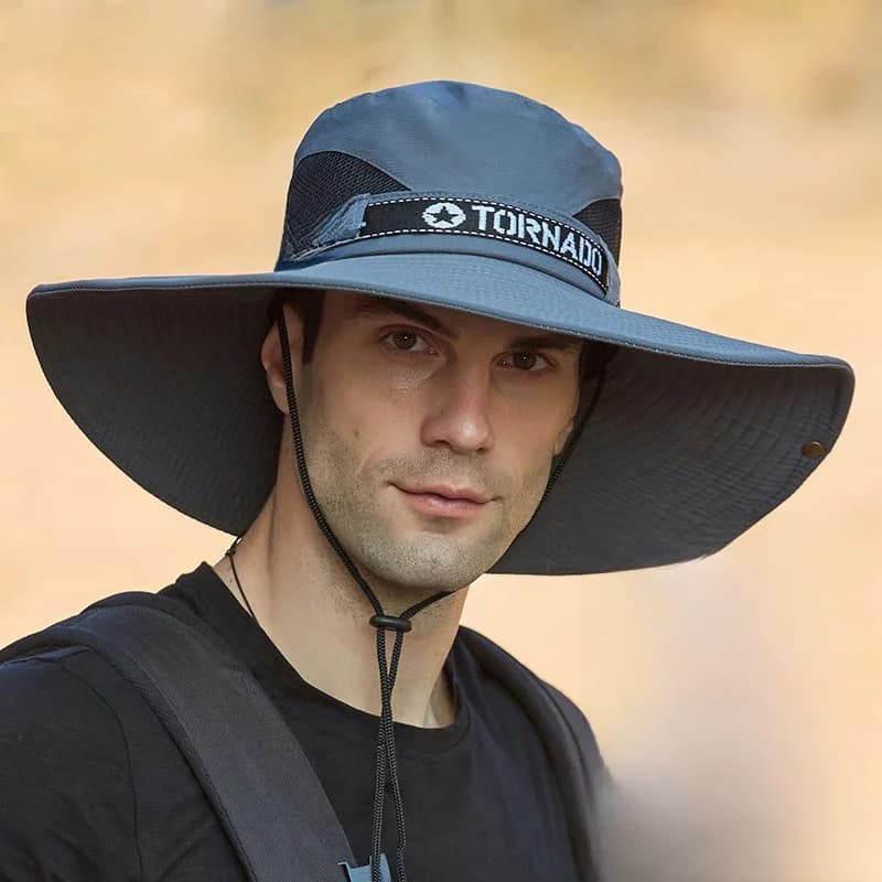 Nouveau chapeau Boonie hommes Anti-UV chapeaux de soleil casquette de pêche en plein air mode grand bord casquettes femmes chapeau d'été mâle seau chapeau Sombrero Gorros