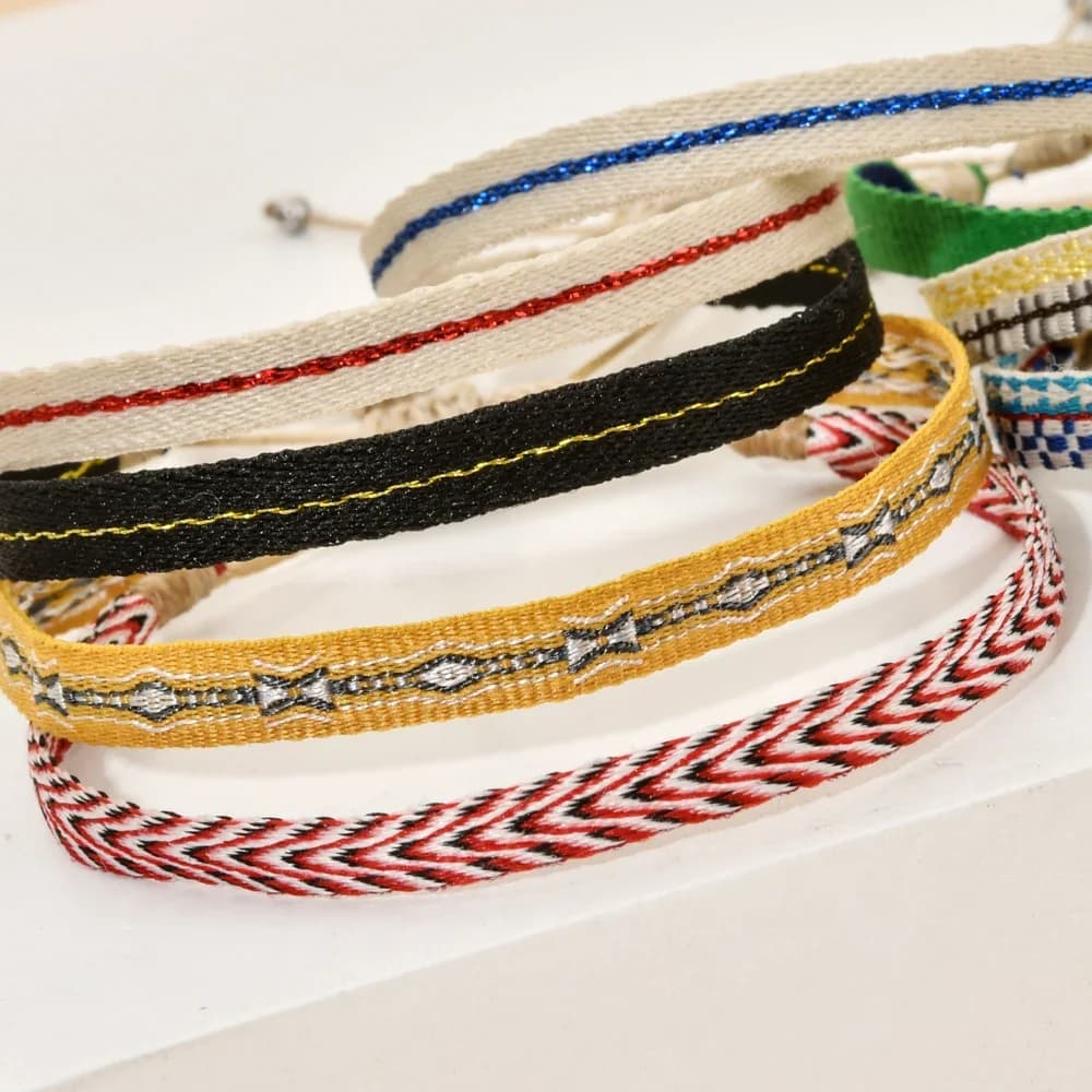 ZMZY Boho arc-en-ciel Bracelets pour femme Wayuu coloré chanceux réglable mode Couple Bracelet cadeaux en gros