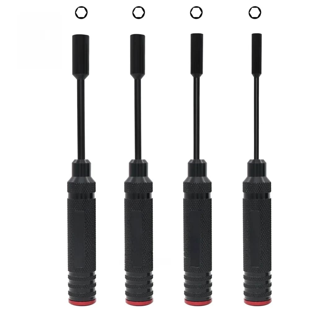 Jeu de pilotes hexagonaux, 4 pièces, pilotes d'écrou à tête hexagonale, tournevis à douille 4.0/5.5/7.0/8.0mm pour voitures de Drone RC quadrirotor hélicoptère FPV