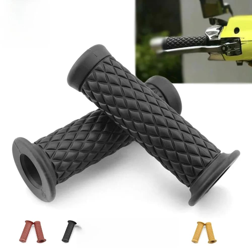 Poignées de guidon de moto rétro en caoutchouc souple, 22mm, pour Vespa GTS 250 300 Sprint primera 150 LX GTV 125 200 S150