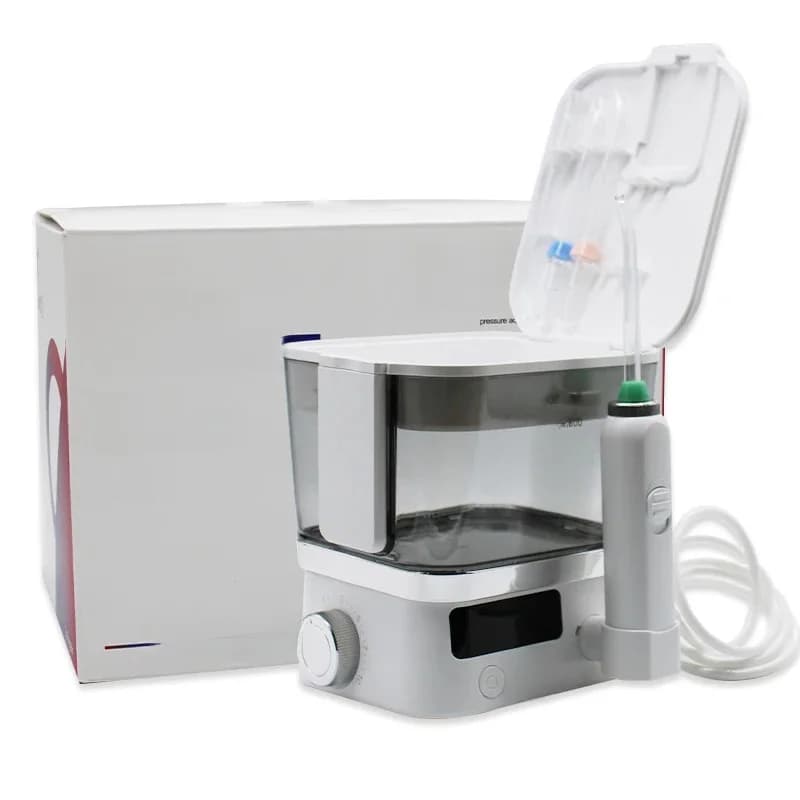 Fil dentaire à eau, irrigateur buccal, réservoir d'eau de 600ML, 4 Jets avec sac de voyage, dispositif de soins pour le blanchiment des dents