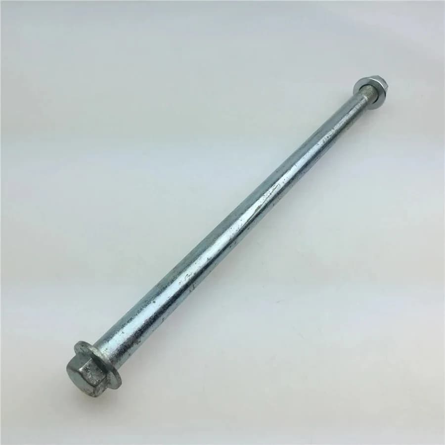 Pour 12MM moto véhicule électrique batterie Scooter essieu avant/essieu M10/essieu fourche plate arrière essieu moyeu 15MM véhicule électrique