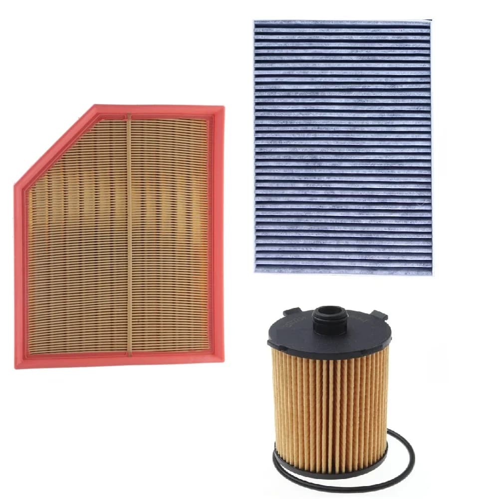 Filtre à air d'habitacle + filtre à huile pour Volvo S90 II (234), V90 II(235,236) 2016-/XC60 II (246) 2017/XC90 II 31407747 31372212 31370089