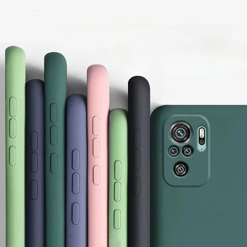 Nouveau Coque en Silicone liquide d'origine pour Redmi Note 10 Pro Coque Redmi Note 11 10 Pro 11S Coque souple TPU dos Fundas