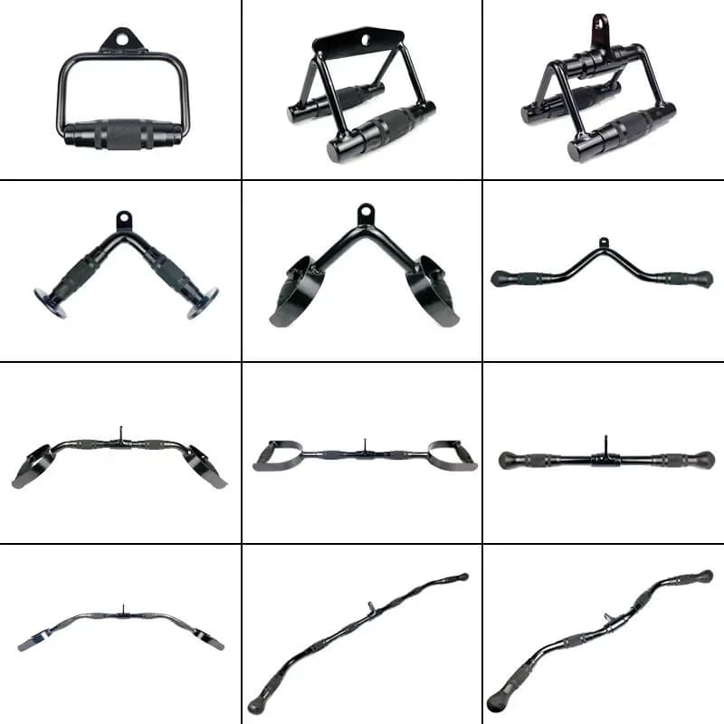 Équipement d'entraînement à la puissance pour biceps, triceps, bl84, machine à câble à poulie, barre en T, barre en V, barre de descente côtelée, équipement de gymnastique à domicile
