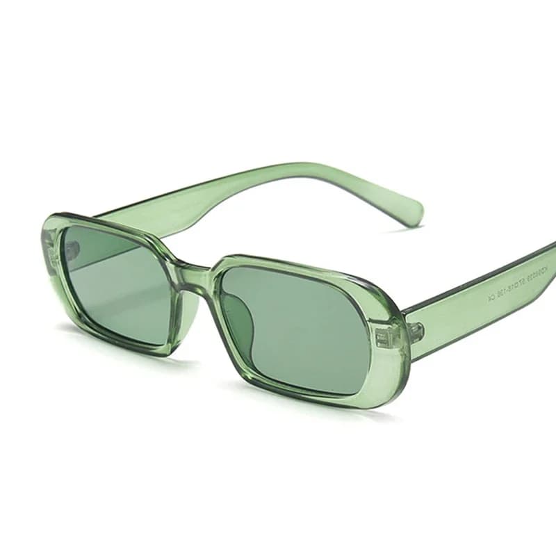 Marque ovale carré lunettes de soleil femme créateur de mode lunettes de soleil mâle femme Vintage vert rose dames voyage Style lunettes