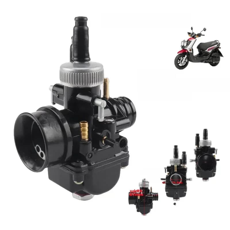 PHBG 17mm 19mm 21mm carburateur de Moto de course pour Yamaha KTM Puch Zuma Scooter 50cc 90cc BWS100 RG50 Carburador BWS 100 RG 50 Carb