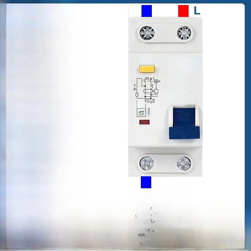Disjoncteur à courant résiduel RCBO Type A 30mA MCB 1P + N 10A 16A 20A 32A 40A 63A, Protection contre les fuites de terre et les surcharges TAIXI