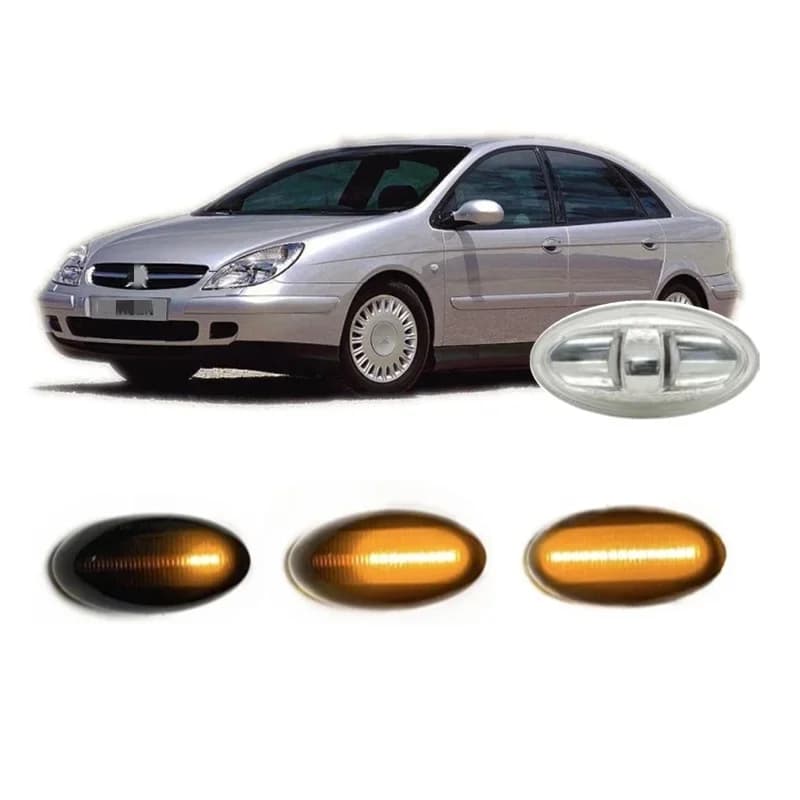 Clignotant Latéral à LED ociamique, Indicateur pour Citroën C5 MKI DC DE MKII RC RE 2001 2002 2003 2004 2005 2006 2007 2008