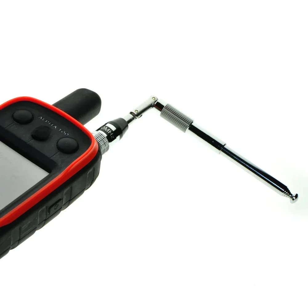 Antenne télescopique pliable et longue portée, pour Garmin Alpha 100 50 200i 10 300 200 Astro 320 430 900, accessoires