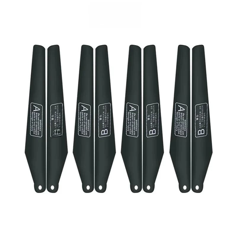 Hélice d'hélicoptère RC 9cm/10cm/15cm/16cm/17cm/24cm, pales de ventilateur, palette CW CCW noir A B, accessoires universels pour modèle d'avion, 8 pièces