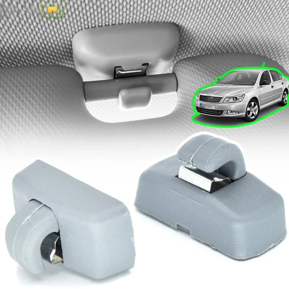2 Clips pare-soleil pour VW Amarok Beetle Bora Transporter T4 T5 T6 Passat B5 Polo Saveiro Sharan Golf 4 Touran EOS Caddy Campmob