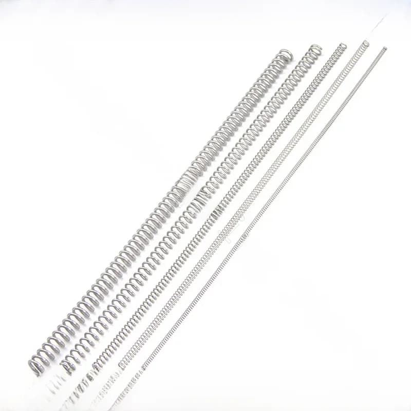 Fil à ressort de compression 305mm Dia 1 1.2 1.5 2mm Dia extérieur 6 8 10 12 14 15 16 18 20 22 24 25 26 28 30 mm Longueur 305 mm
