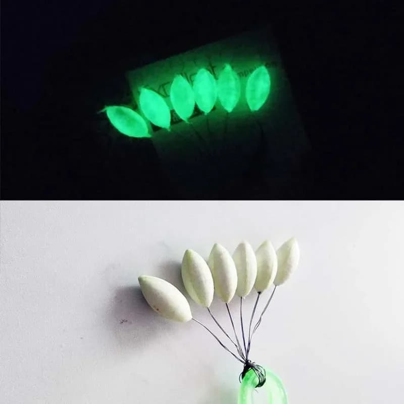 5 paquets/lot flotteur de pêche lumineux S/M/L ovale sept étoiles flotteur haricots 11mm/13mm/15mm mousse carpe matériel de pêche accessoire A422