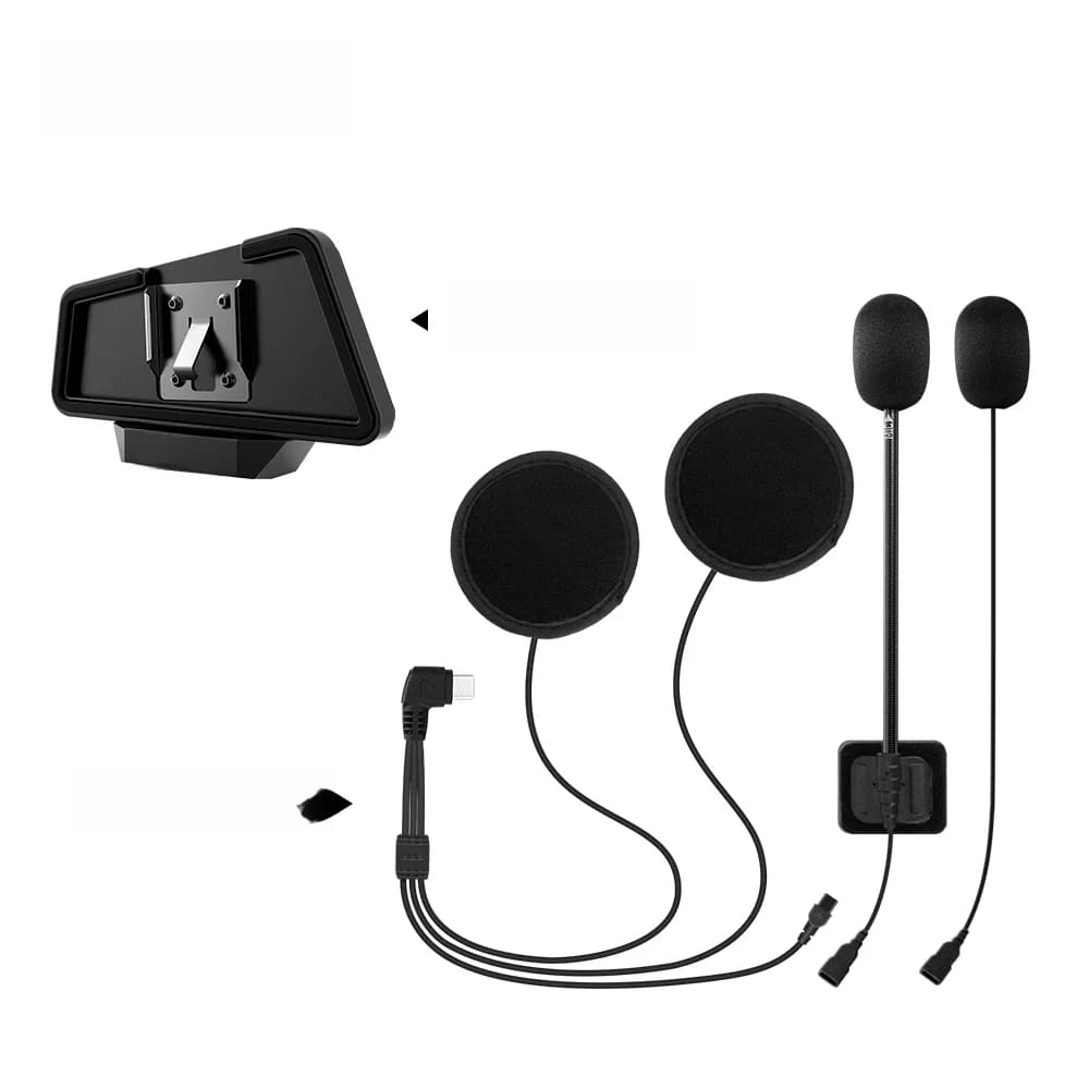 Lexin marque Moto interphone casque et clip métallique accessoires pour lx-b4fm Pro Bluetooth casque interphone prise
