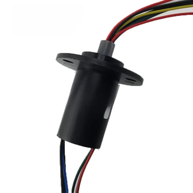 1PC 2/3/4/6/8/12/18/24 canaux fils Capsule bague collectrice 2/5/10A Slipring 12.5/22mm Mini connecteurs de Joint conducteur rotatif