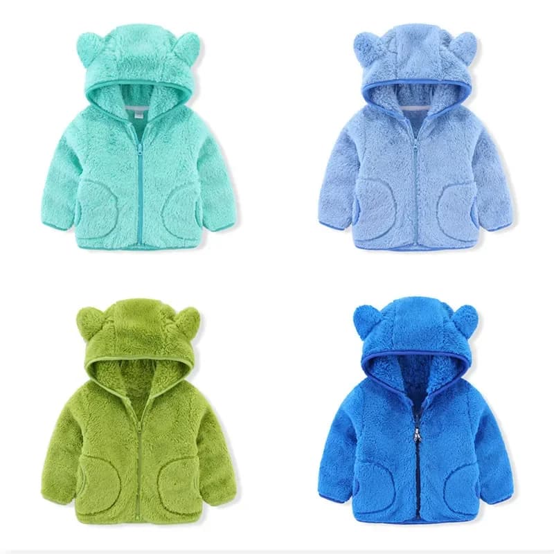 Nouvelle Collection Jumping Meters – Sweats à Capuche Polaire Automne-Printemps pour Garçons et Filles, Vestes Colorées pour Bébés, Manteaux Mignons à Fermeture Éclair pour Enfants à Manches Longues