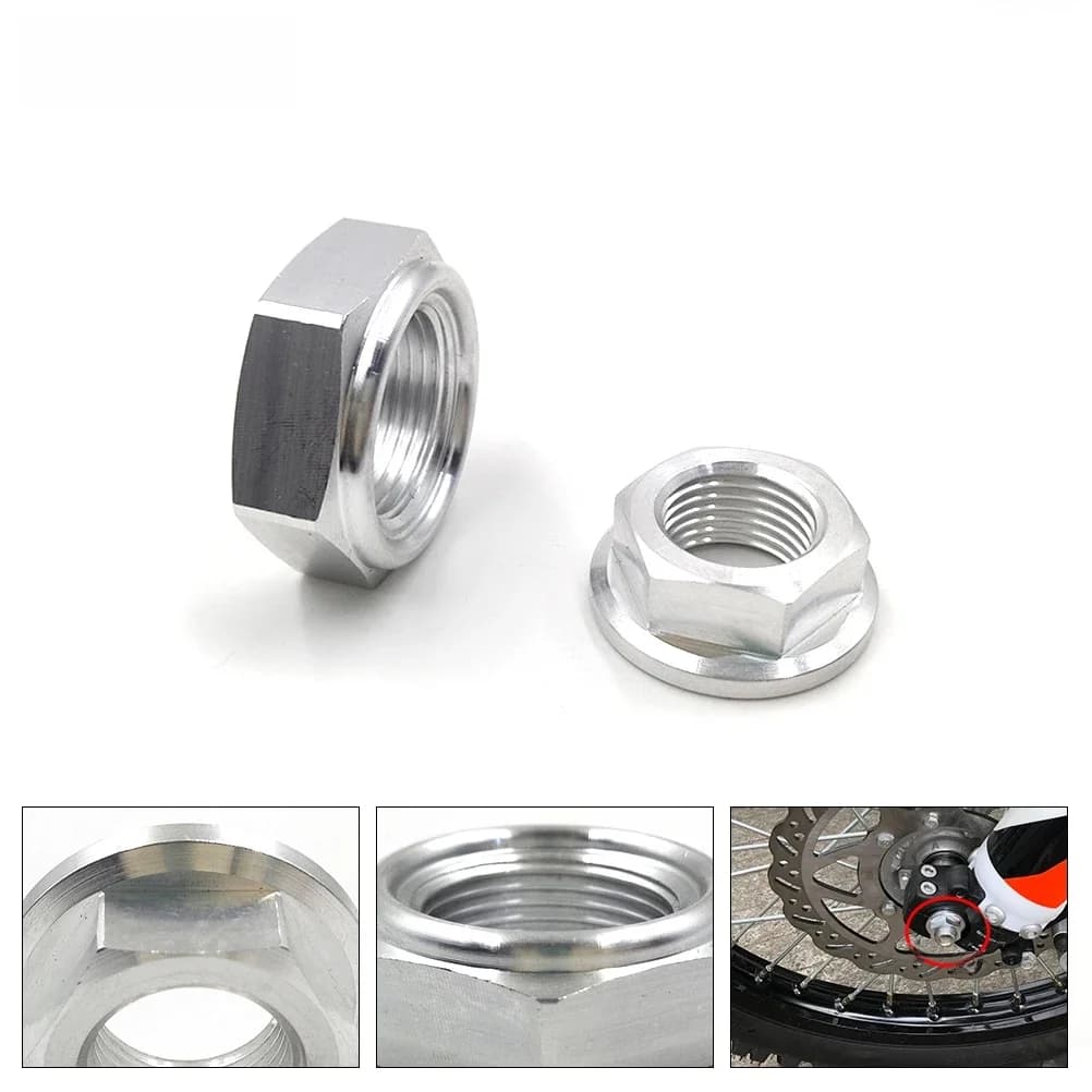 OTOM-Écrou d'appellation avant et arrière pour moto, vis hexagonale d'usinage CNC en aluminium, Honda CRF250R 250X 450R 450X Motocross, M16, M22, 7075