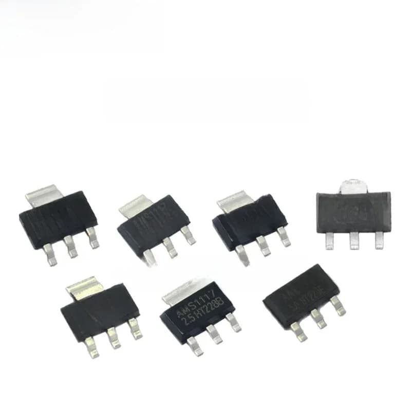 20 pièces AMS1117 1.2V 1.5V 1.8V 2.5V 3.3V 5V ADJ LM1117 1117 régulateur de tension linéaire SOT223 IC nouveau