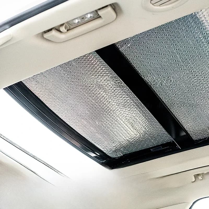 Pare-soleil avant et arrière en feuille d'aluminium pour Volkswagen VW Tiguan MK2 2021 2020, pare-soleil de toit ouvrant, protecteur de bouclier, 2019, 2018