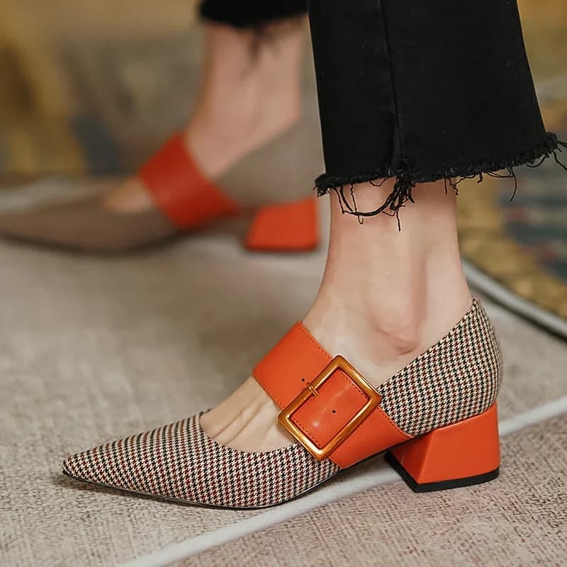 Chaussures Mary Jane Femme Tendance Printemps 2026 – Escarpins de Marque à Talons Hauts pour Femmes, Bout Pointu, Idéales pour Soirées