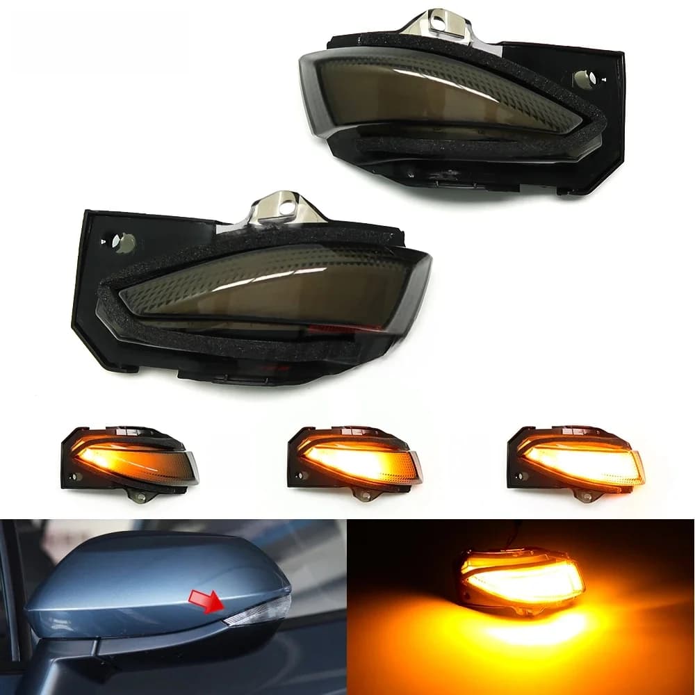 Clignotant dynamique à LED, indicateur séquentiel, lampe de rétroviseur latéral, ambre pour Toyota CorTrustdehors E210 2019 2020, 2 pièces