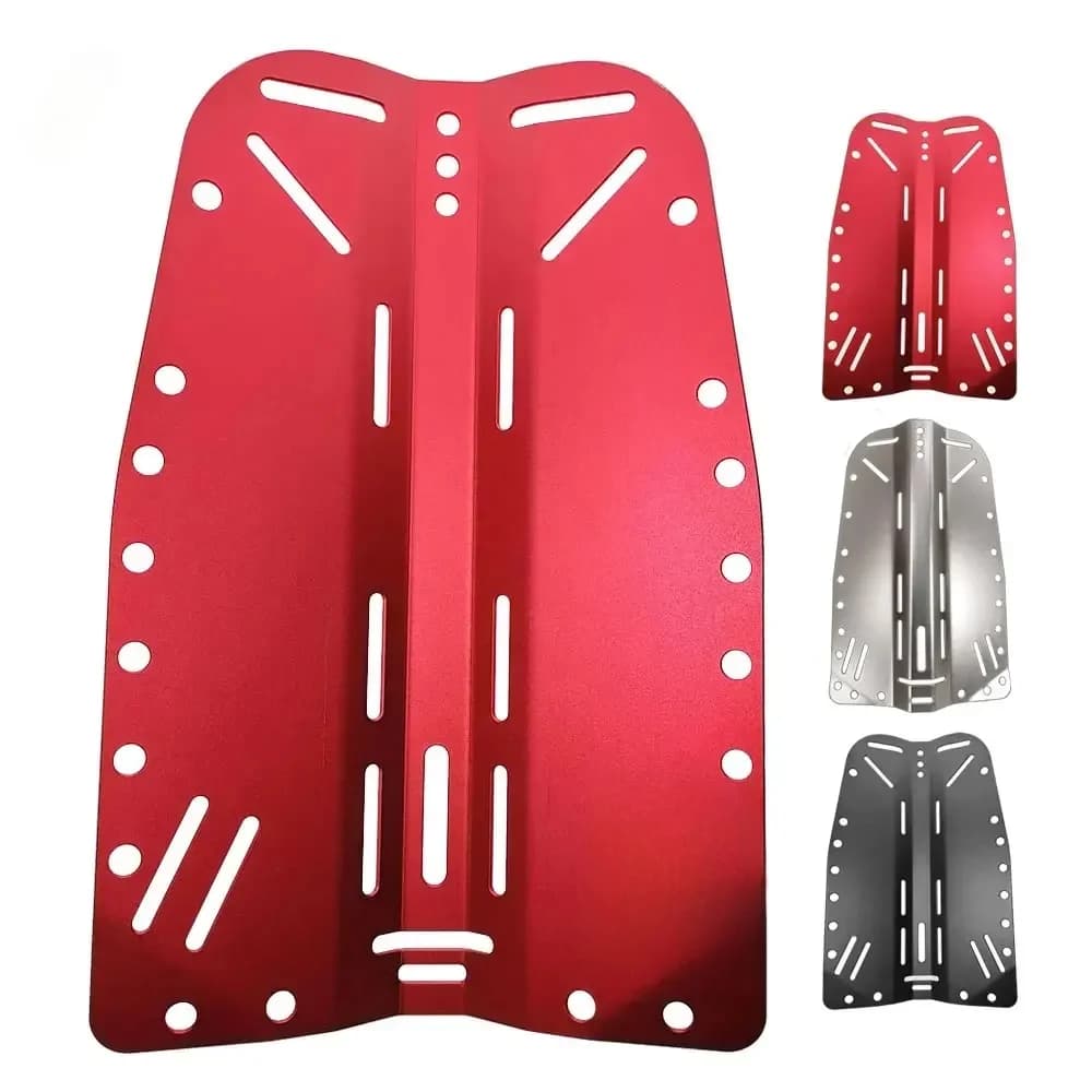 Plaque dorsale de plongée technique avec trous, harnais BCD pour plongeur, pour une flexibilité dans la fixation des accessoires, robuste et durable