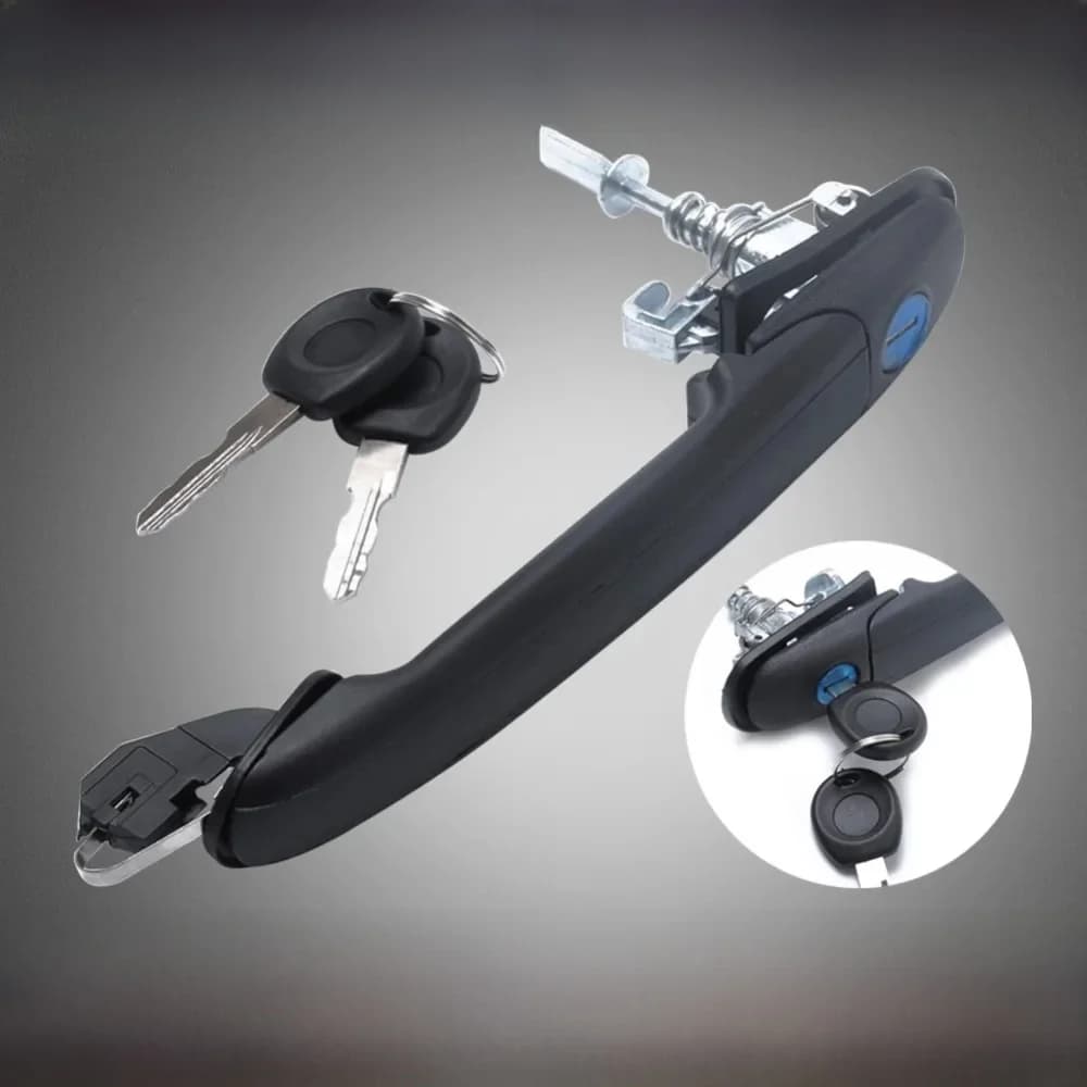 6N 0837207 C 6N 0837207 D poignée de serrure de porte de voiture avant droite gauche avec clés de baril pour VW POLO 6N 6N1 6N2