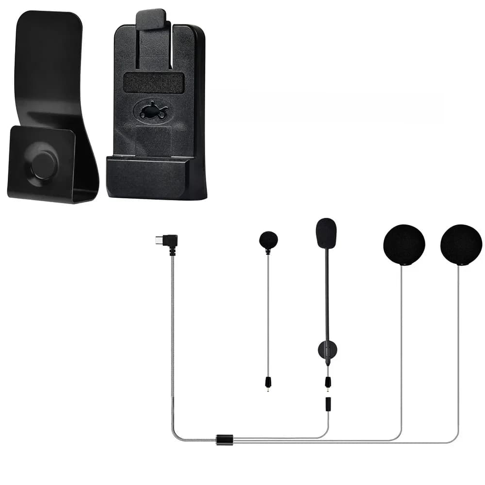 Fodsports Moto Bluetooth Casque Casque Interphone Accessoires pour M1-S Plus M1-S Air Écouteur Écouteur avec réinitialisation M1S Plus