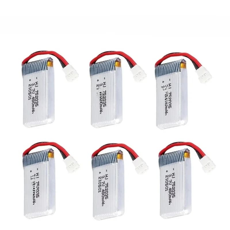 1/2/3/5 pièces H31 batterie 3.7V 480mAh batterie Rechargeable pour H107 H31 KY101 E33C E33 RC Drone pièces de rechange