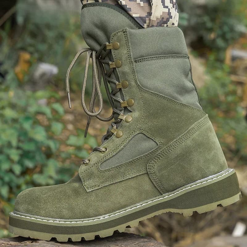 2025 printemps haute aide forces spéciales combat hommes armée ventilateur tactique alpinisme terre bottes d'extérieur