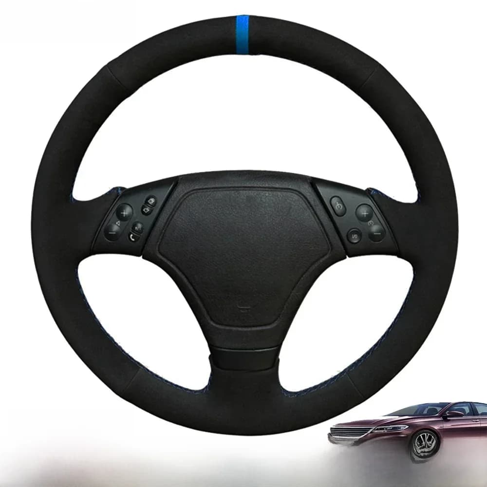 Juste de Volant de Voiture en Cuir Suédé Personnalisable, pour BMW E36 1996-2000 E46 1998-2000 Z3 E36/7 1995 1996-1999