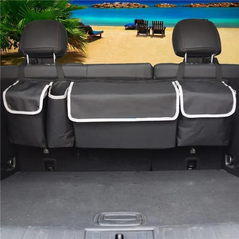 Sac de rangement de siège arrière, organisateur de coffre automatique, accessoires pour BMW X1 X3 X4 X5 X6 X7 E84 F48 F39 E83 F25 G01 F26 G02 F15 G05