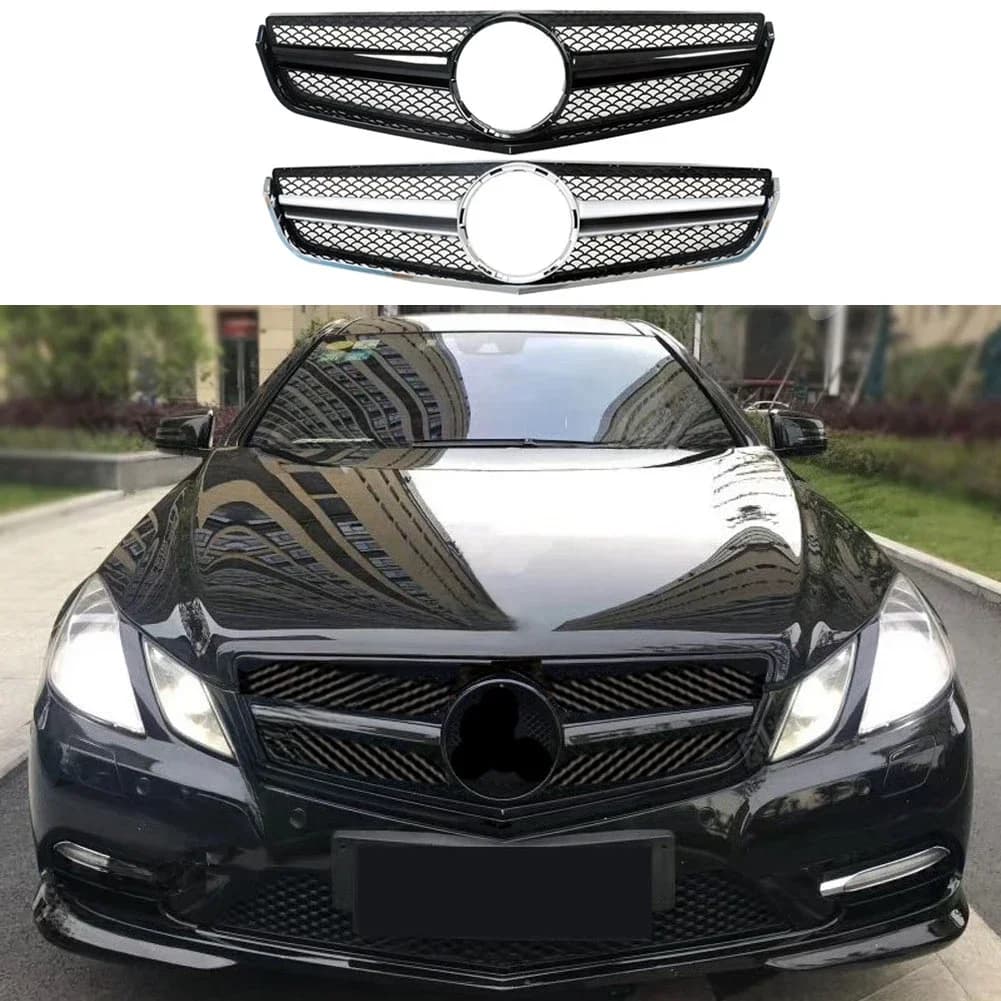 Couverture de calandre de levage de calandre de course de pare-chocs avant de voiture pour mercedes-benz W207 e-coupé E350 E400 E550 2009 2010 2011 2012 2013