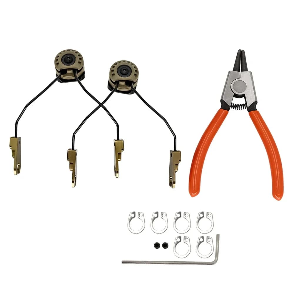 MSASORDIN – support de casque tactique, adaptateur de Rail ARC, accessoires pour casque Sordin