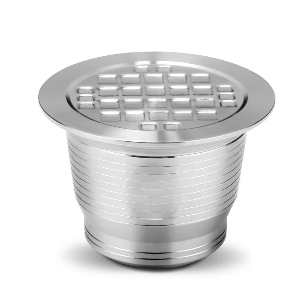 RECAFIMIL Capsules de café réutilisables en acier inoxydable Capsules rechargeables filtres dosettes pour Machines Nespresso OriginalLine